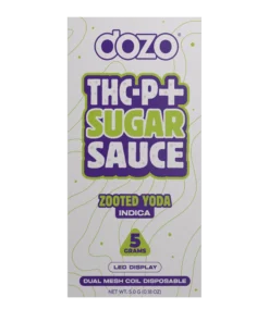 5g Dozo THC-P + Sugar Sauce Vape - Zooted Yoda (Indica)