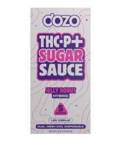 5g Dozo THC-P + Sugar Sauce Vape - Jelly Donut (Hybrid)