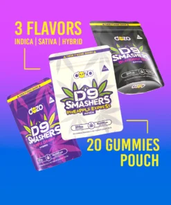 D9 Smashers Gummies - Blackberry Blait (Indica)