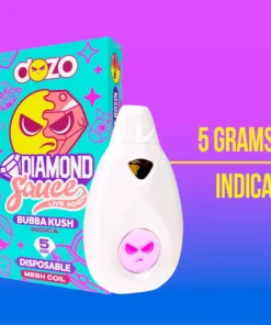 5g Diamond Sauce Disposable - Bubba Kush (Indica)