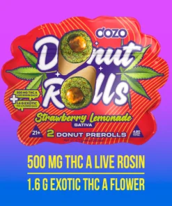 Dozo Donut Prerolls 4.20g - Strawberry Lemonade (Sativa)
