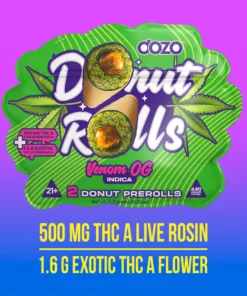 4.2g Dozo Donut Prerolls - Venom OG (Indica)