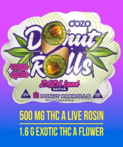 Dozo Donut Prerolls 4.20g - Zaza Land Lemonade (Sativa)