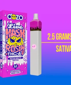 2.5g Dozo Live Hash Rosin THC-A Vape - Motor Breath (Sativa)