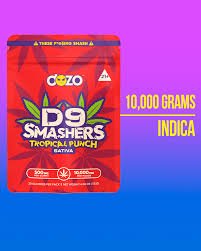 D9 Smashers Gummies - Tropical Punch (Sativa)