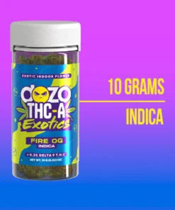 10g Dozo THC-A Indoor Flower - Fire OG (Indica)