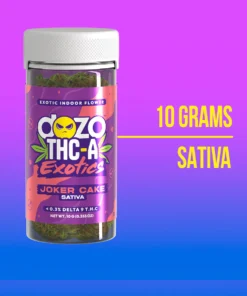 10g Dozo THC-A Indoor Flower - Joker Cake (Sativa)